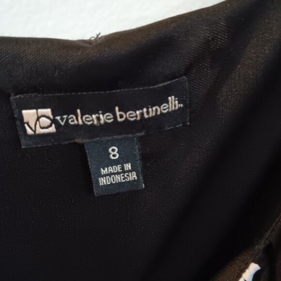 Elegant Black and White Valerie Bertinelli dress size 8 8 - Picture 3 of 3